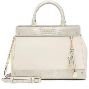 DKNY Thelma Satchel Leather Bag New